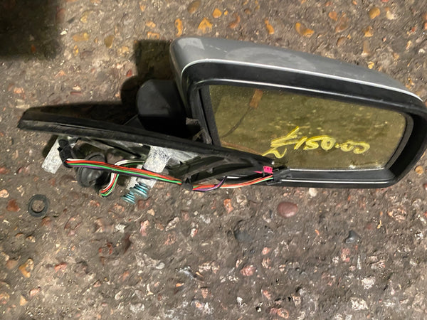 BMW 5 Series E60 driver  side power fold wing mirror.010748