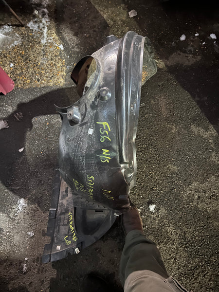 51717491963    GENUINE MINI F56 BEV ELECTRIC N/S LH FRONT SPLASH ARCH LINER 20-ON   7491963