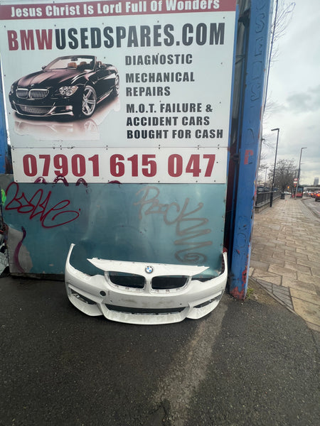 51118054502 Bmw 4 series 2016 f32  front m-sport bumper parking sensor no washer jets   needs respray