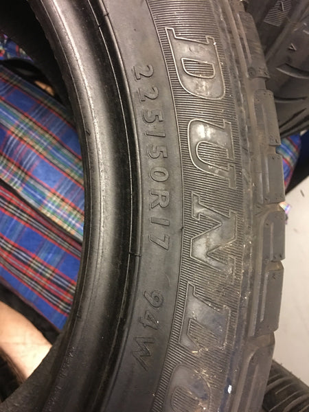 225/50/17 Run flat tyres