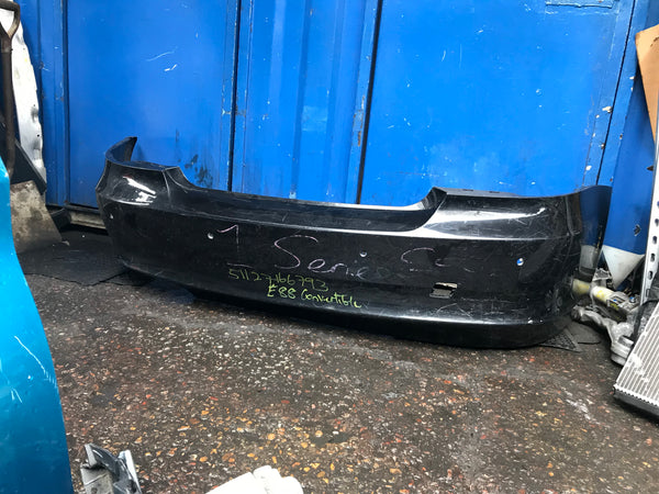 BMW 1 Series 2009 E88 convertible Rear standard bumper