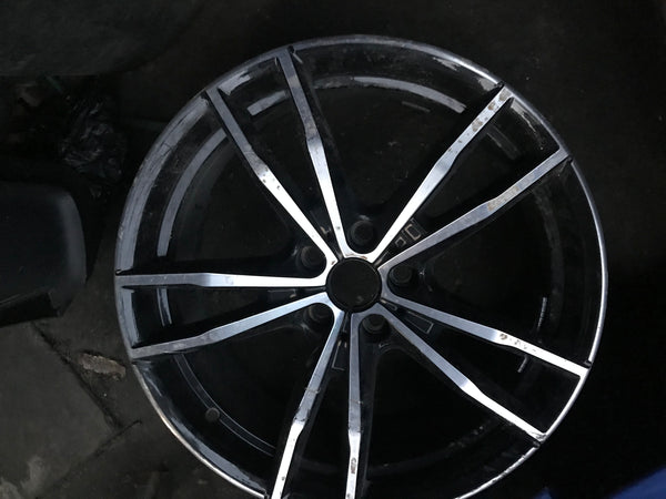 8089892    1 GENUINE BMW 3 SERIES G20 G21 19" ALLOY WHEEL RIM 791M M SPORT 8J FRONT BLACK  8090094