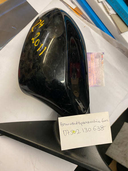 BMW Z4 Series E89 2016 Passenger side Wing Mirror Black 5 PIN