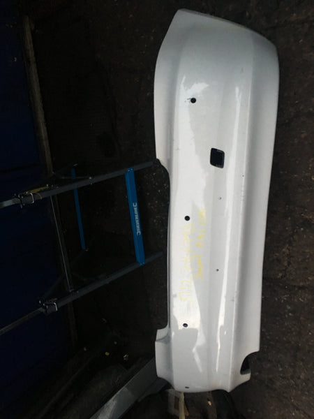 51127166793 Bmw 1 Series 2012 E88 E82 Rear standard  bumper in white needs respray