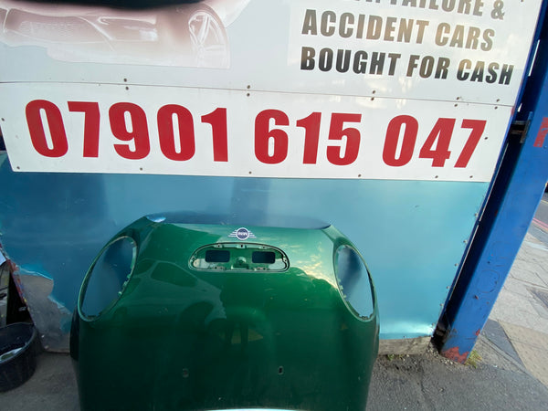 Mini Cooper S  2020 JCW John Cooper Works F54 F55 F56 Green Bonnet scuffed needs a respray  Genuine  Please observe all pictures