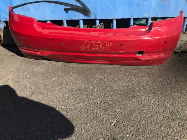 5112108336 BMW 2 Series 2015 F22 Rear Bumper in red