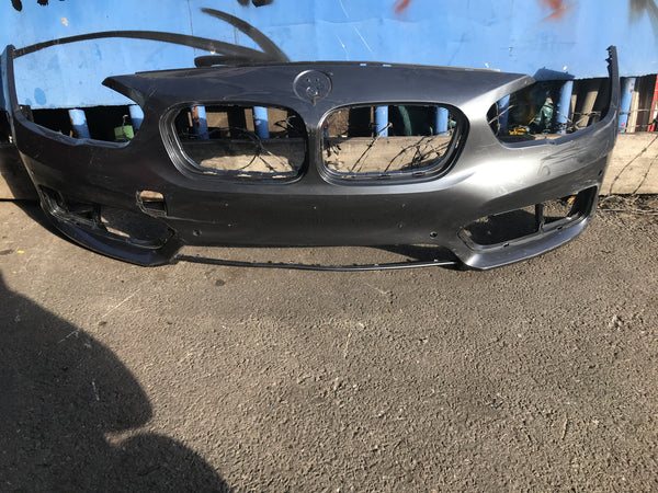 51117371736 BMW 1 Series 2018 f20 front bumper with camera and sensor holes