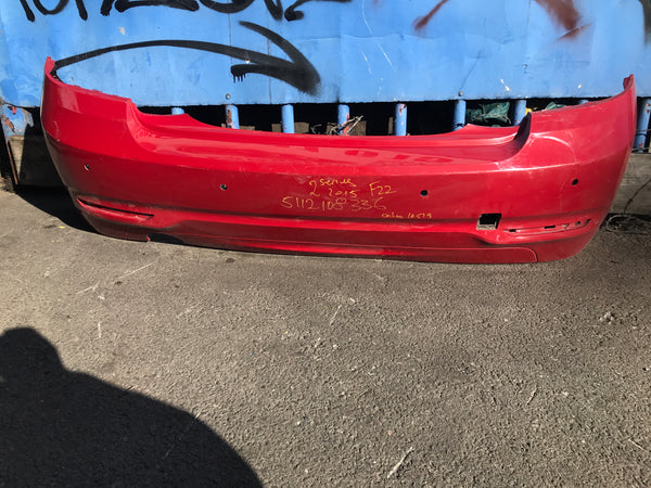 5112108336 BMW 2 Series 2015 F22 Rear Bumper in red